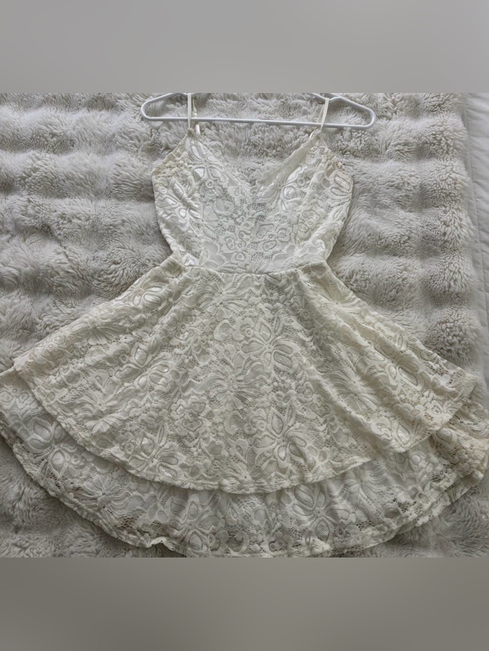 Windsor Lace Mini Dress with Spaghetti Straps